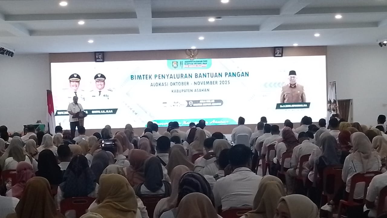 PEMBUKAAN  BIMTEK PENYALURAN BANTUAN PANGAN ALOKASI OKTOBER-NOVEMBER 2025 KAB.ASAHAN